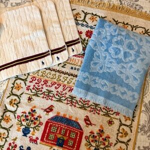 Vintage Terry Cloth Towels Bundle Ralph Lauren, Fieldcrest, Gold Label by Cannon